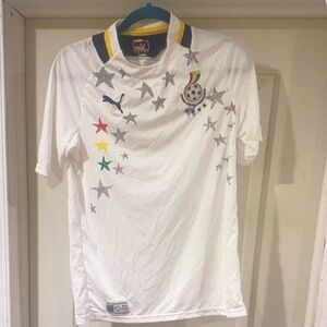 Puma White Star Design Tee